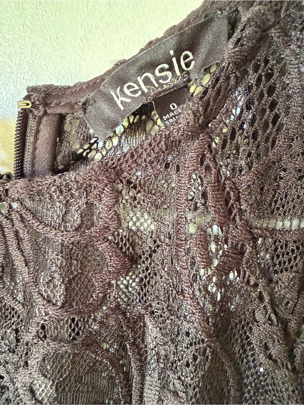 Lace Ruffle Mini Dress - Picture 8 of 9